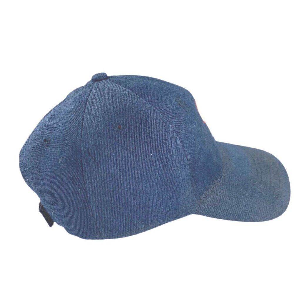 MLB Washington Nationals Blue Hat Cap Adjustable White Red Embroidered SpellOut - Picture 3 of 8